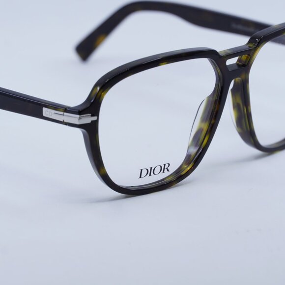 Dior DIORBLACKSUITO AI 2000 Eyeglasses Havana 57mm Aviator Frame - Picture 5 of 10